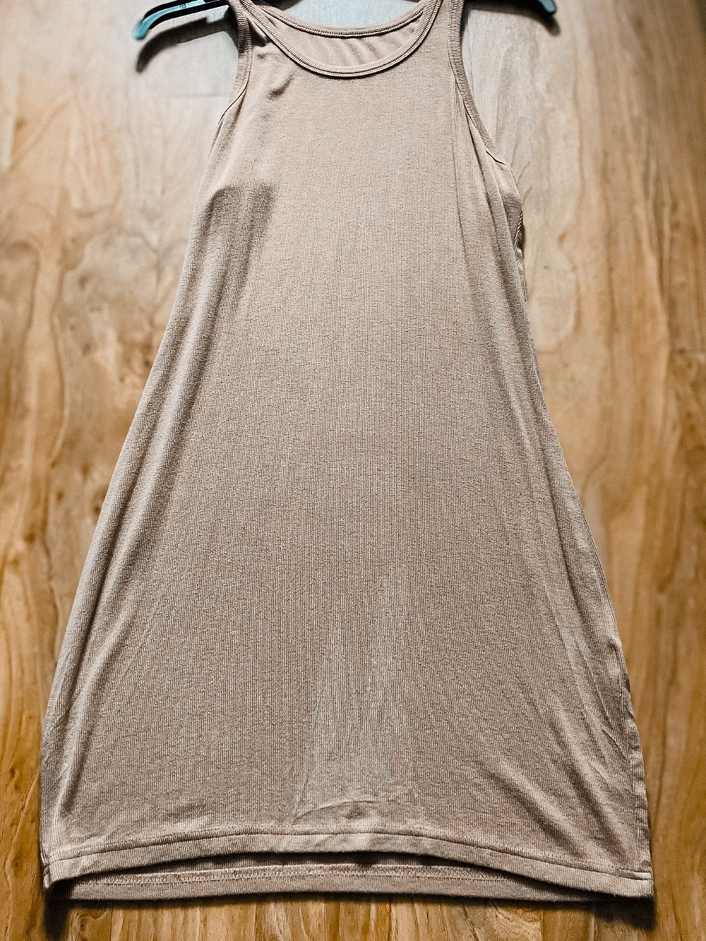 High-Neck Ribbed Tank Top